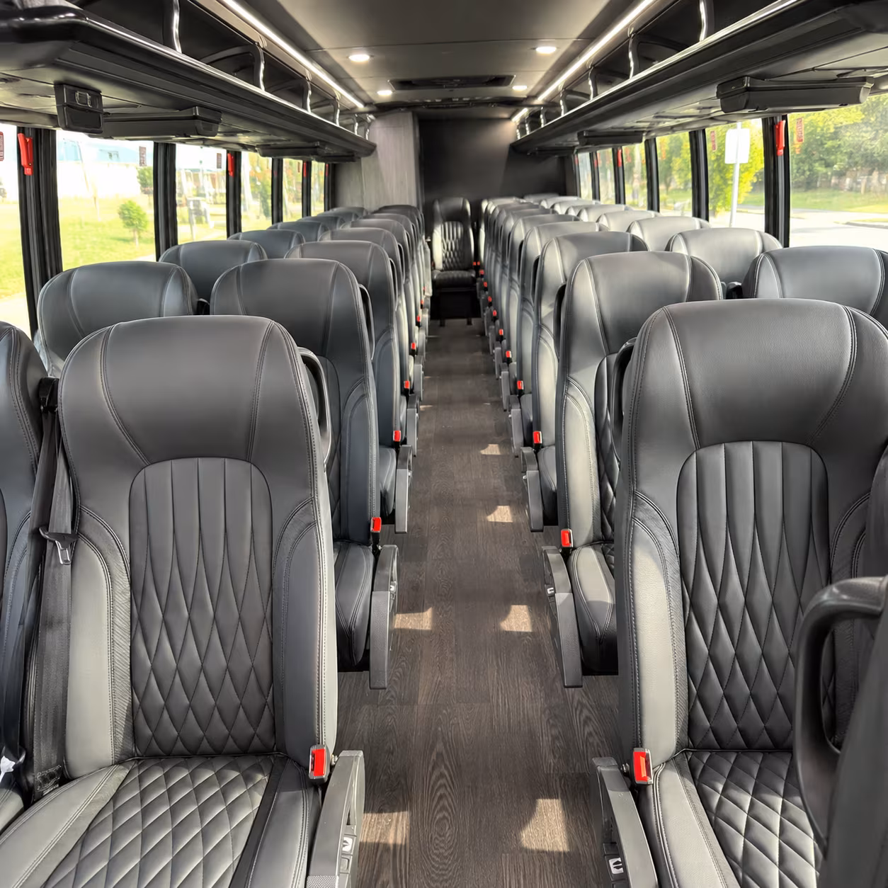 35 passenger minibus interior