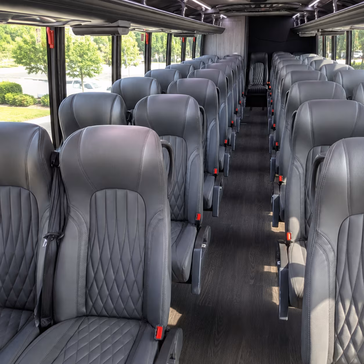 alexandria 30 passenger minibus inside