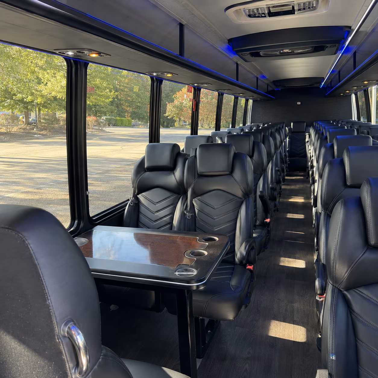 alexandria 35 passenger minibus inside