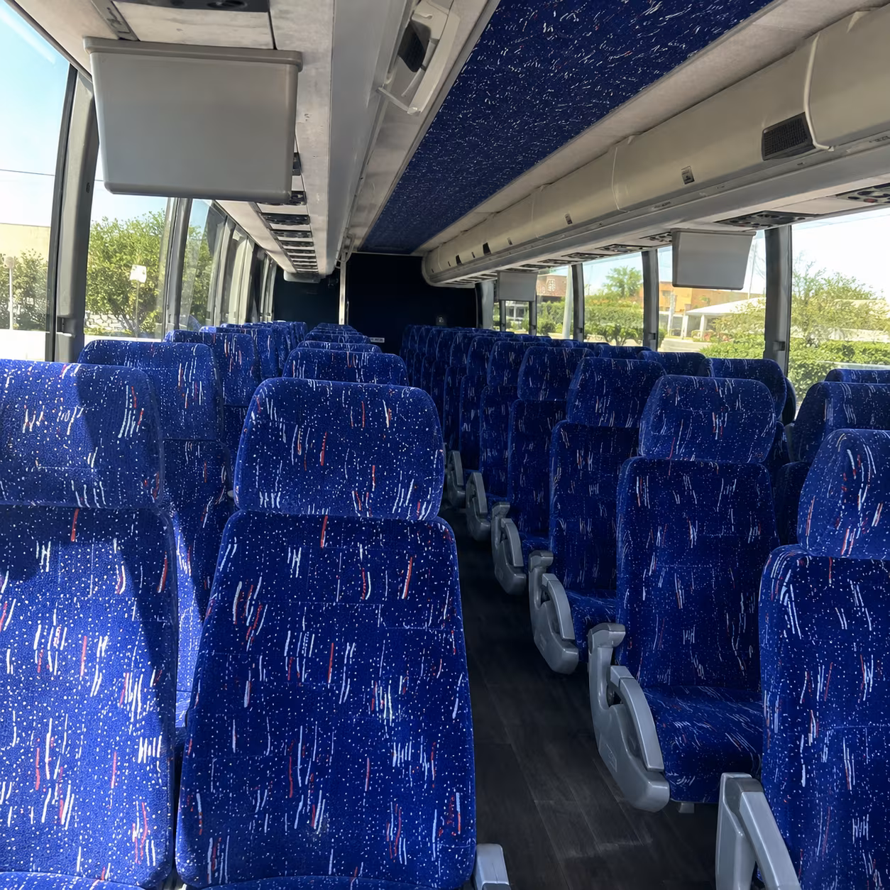 alexandria charter bus inside