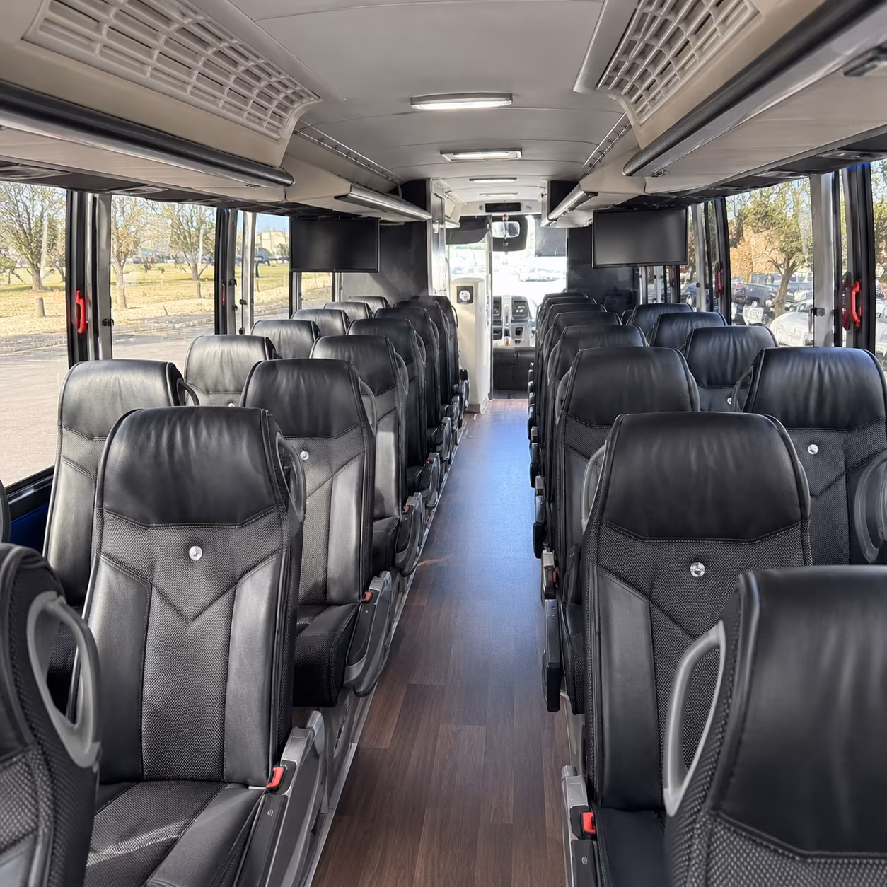 alexandria government military charter bus rental