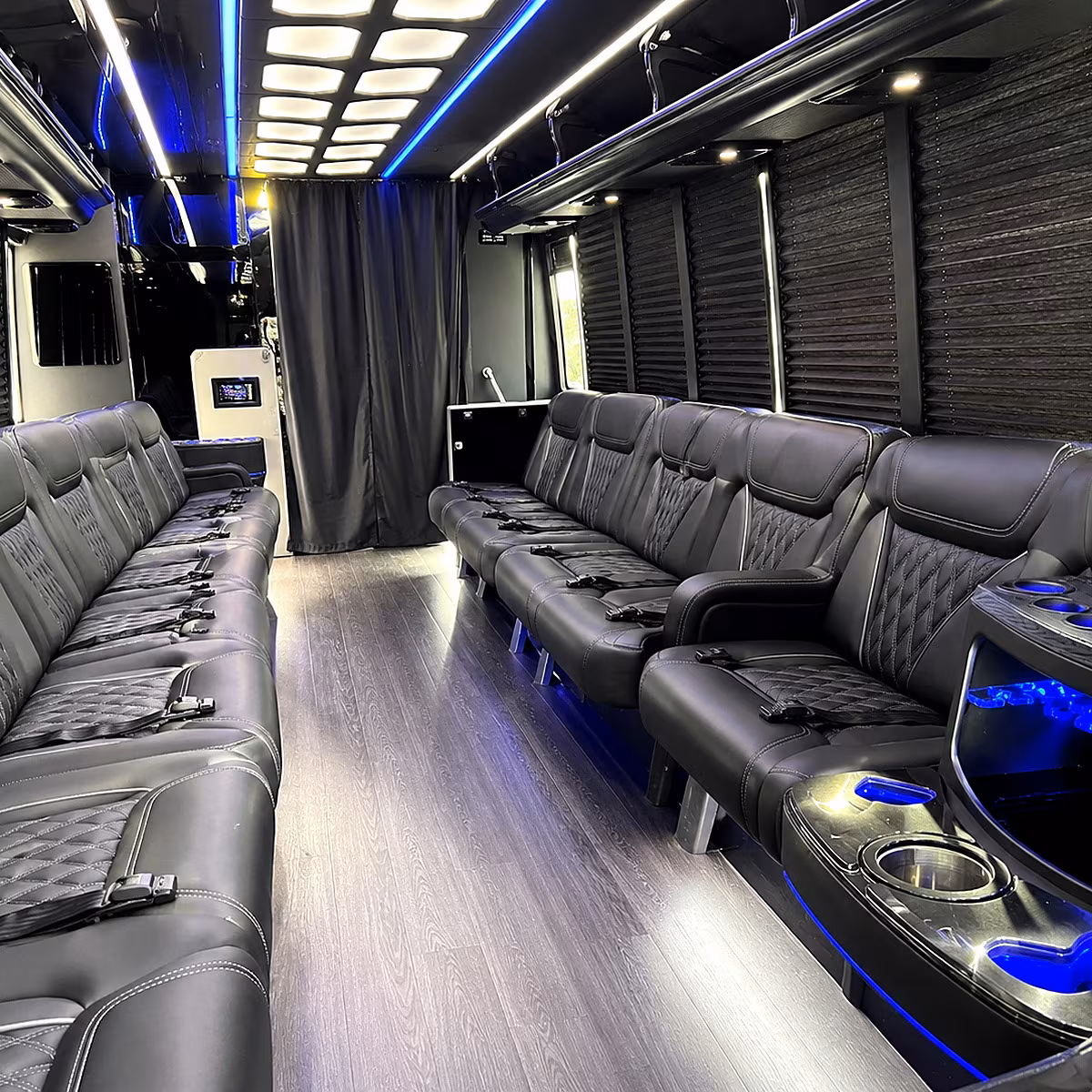 alexandria party bus inside