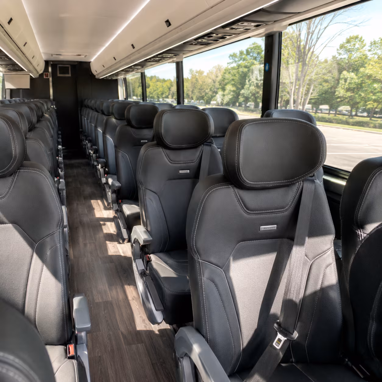alexandria sporting event transportation onboard seating