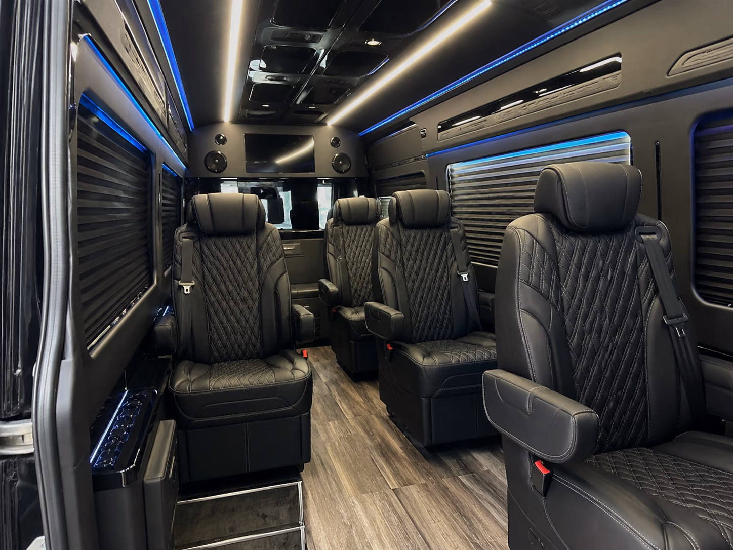 alexandria sprinter van with driver interior